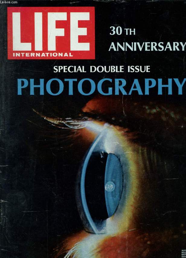 LIFE, VOL. 42, N 1, JAN. 1967 (Contents: 30th ANNIVERSARY, SPECIAL DOUBLE ISSUE, PHOTOGRAPHY, The Voices of the Photograph Nature's Astonishing Lenses. Long before man, waterdrops and plants were catching images of the world. Man Fixes the Image...)