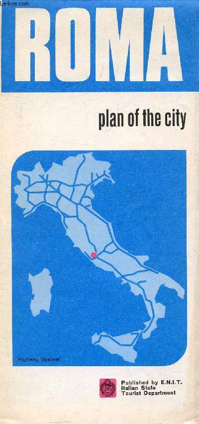 ROMA, PLAN OF THE CITY