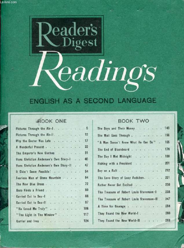READER'S DIGEST READINGS, ENGLISH AS A SECOND LANGUAGE