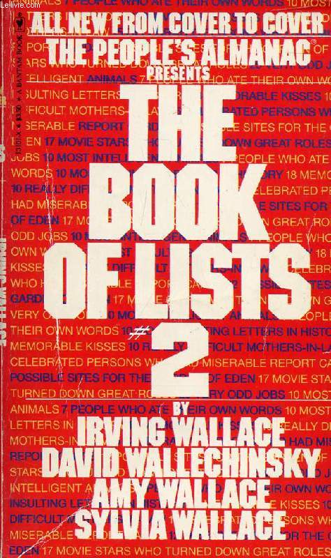 THE BOOK OF LISTS # 2