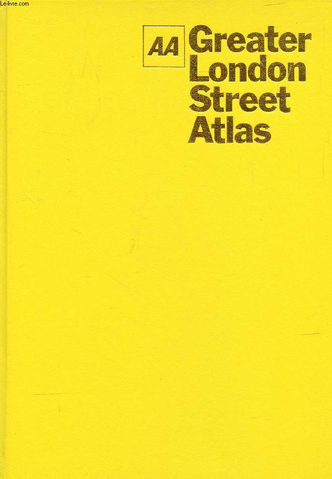 AA GREATER LONDON STREET ATLAS