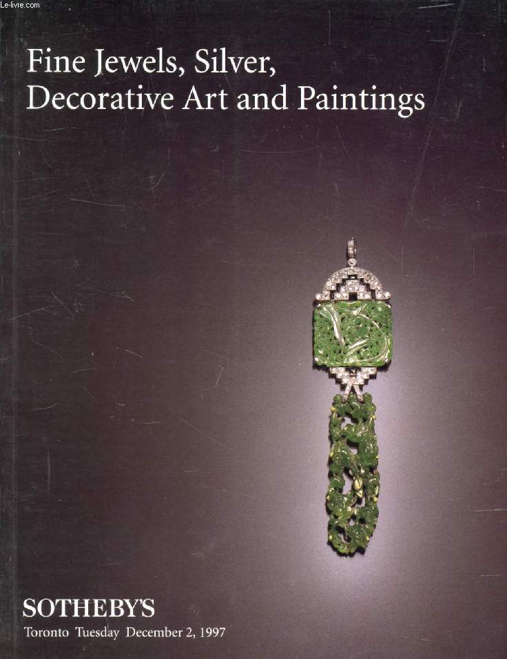 FINE JEWELS, SILVER, DECORATIVE ART AND PAINTINGS (CATALOGUE)