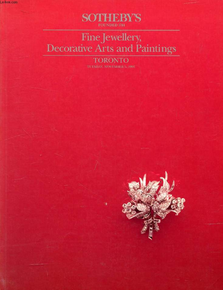 FINE JEWELLERY, DECORATIVE ARTS AND PAINTINGS (CATALOGUE)