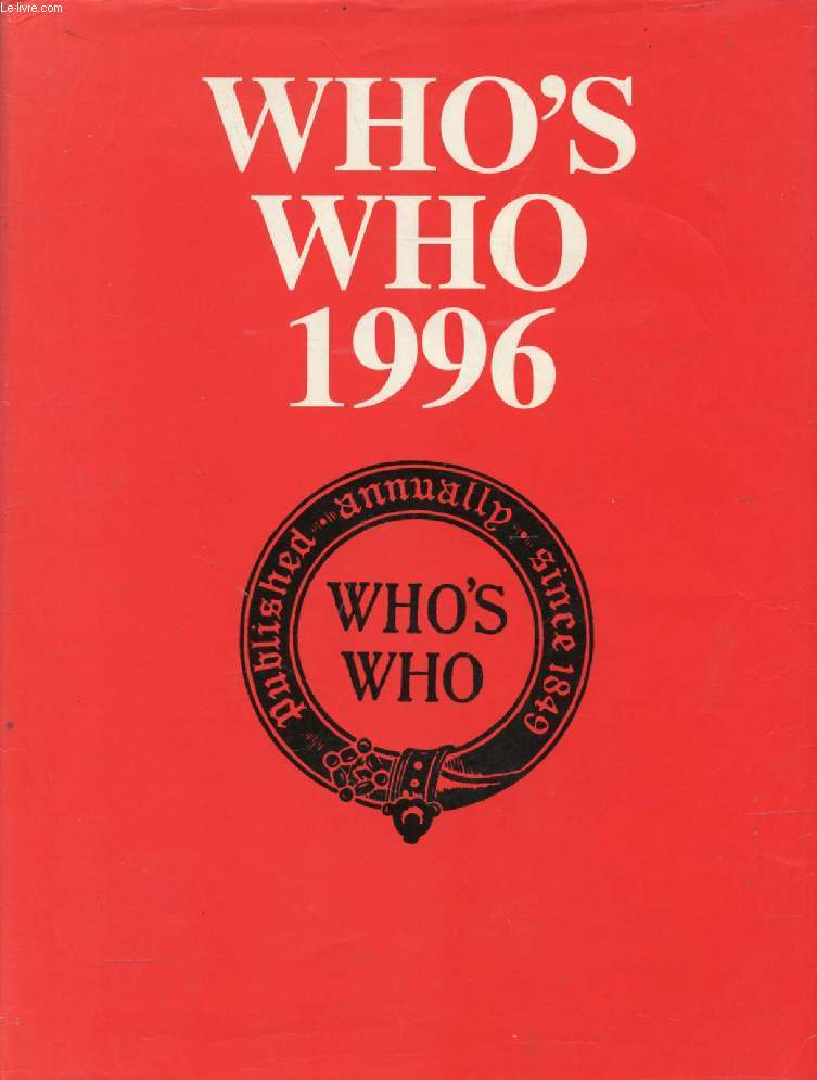 WHO'S WHO, 1996