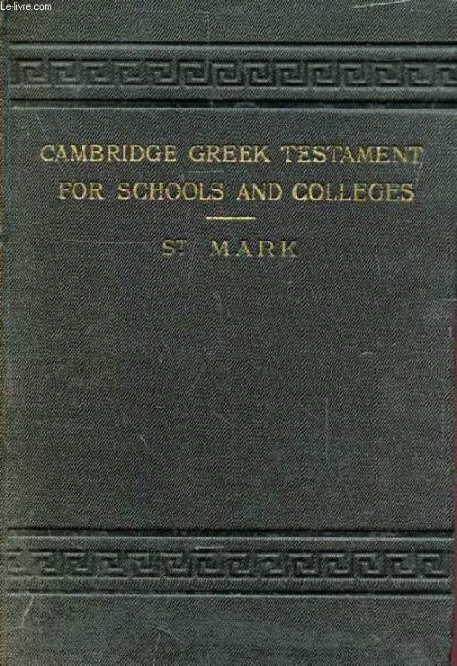 THE GOSPEL ACCORDING TO St MARK