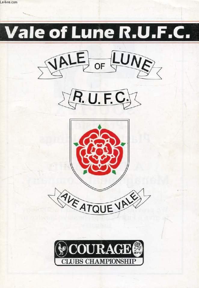 VALE OF LUNE R.U.F.C.