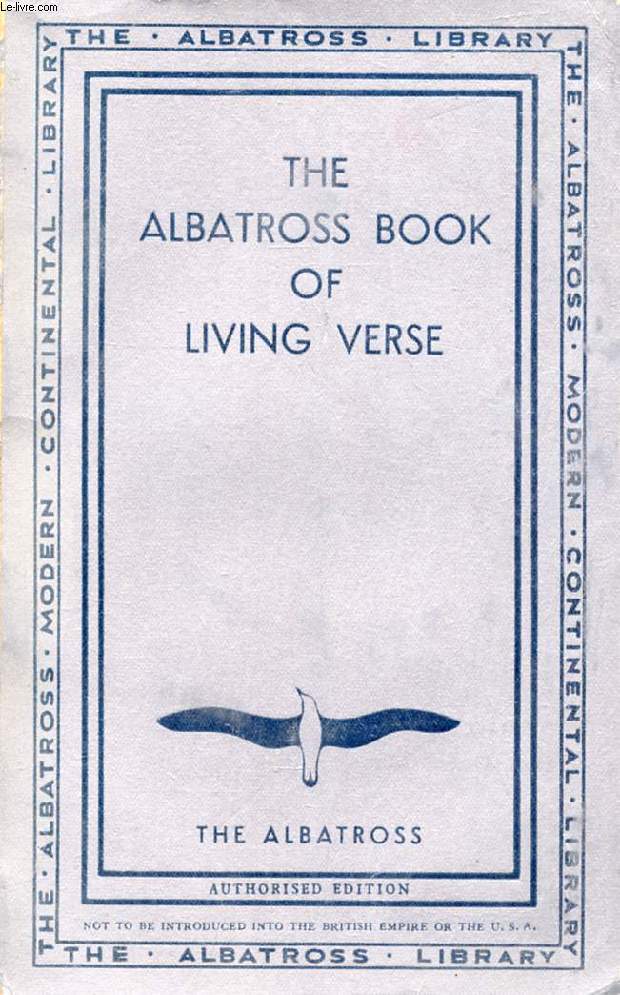 THE ALBATROSS BOOK OF LIVING VERSE
