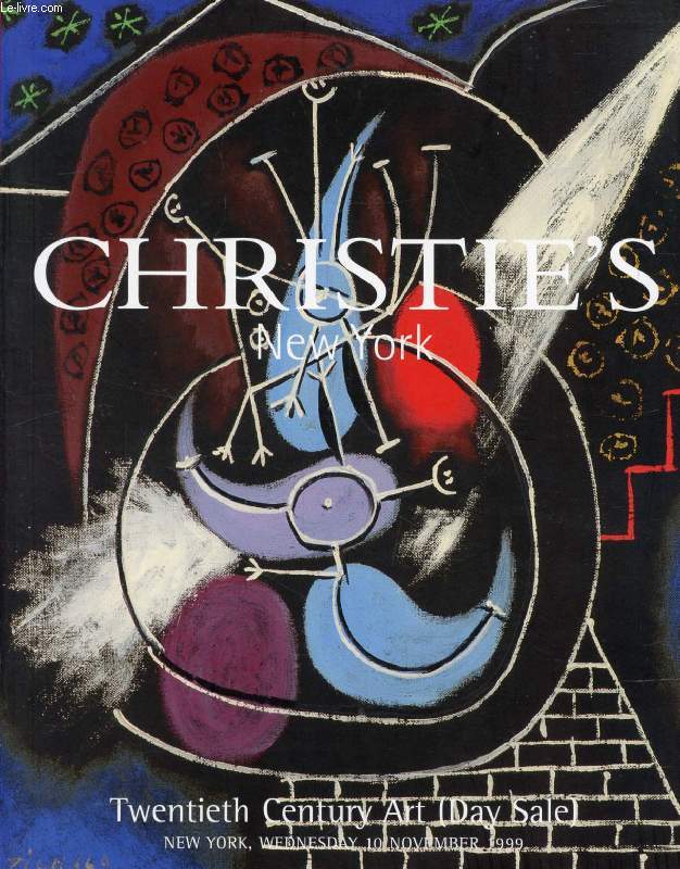 CHRISTIE'S, NEW YORK, TWENTIETH CENTURY ART (DAY SALE, CATALOGUE, 9226)