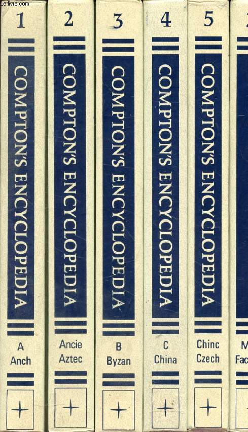 COMPTON'S ENCYCLOPEDIA AND FACT-INDEX, 26 VOLUMES (COMPLETE)