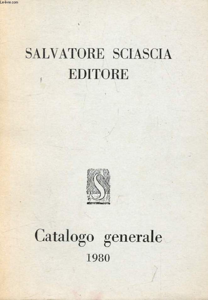 SLAVATORE SCIASCIA EDITORE, Catalogo Generale 1980