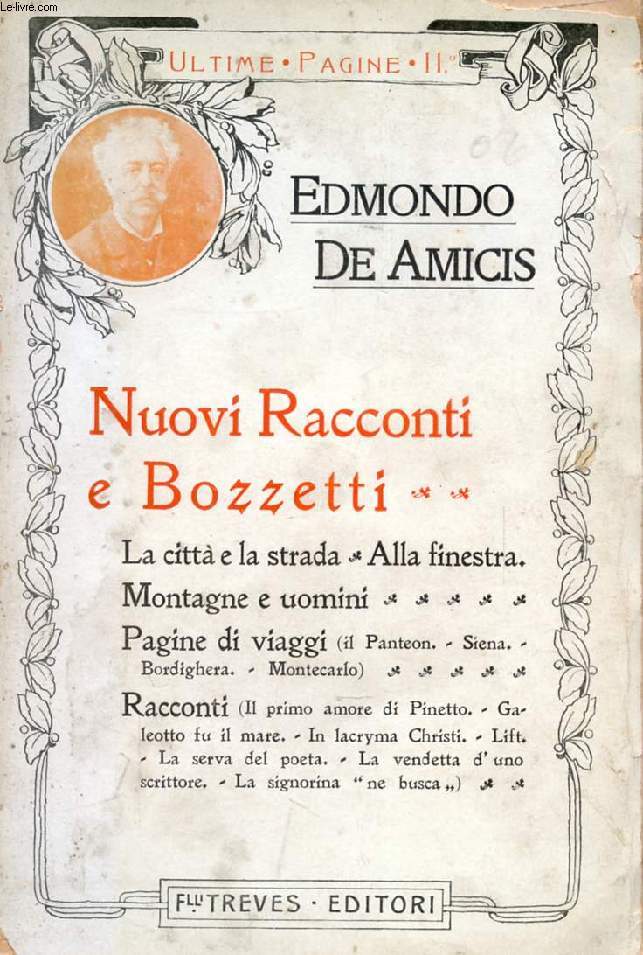 NUOVI RACCONTI E BOZZETTI (Ultime Pagine, II)