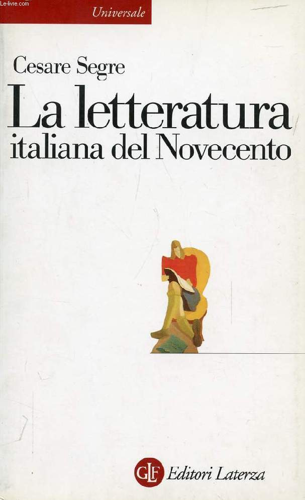 LA LETTERATURA ITALIANA DEL NOVECENTO
