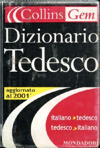 DIZIONARIO TEDESCO COLLINS GEM, ITALIANO-TEDESCO, TEDESCO-ITALIANO