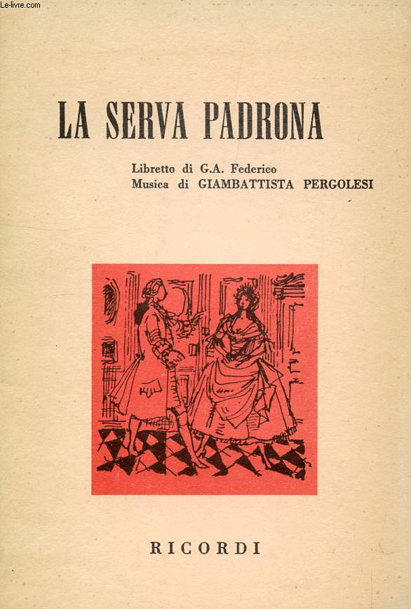 LA SERVA PADRONA, INTERMEZZI