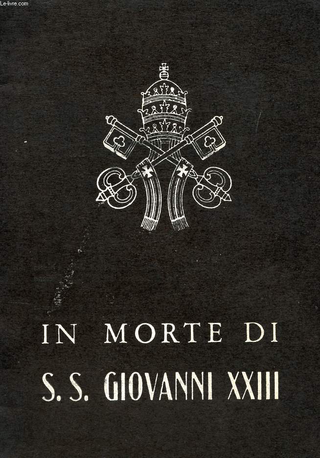 IN MORTE DI S.S. GIOVANNI XXIII