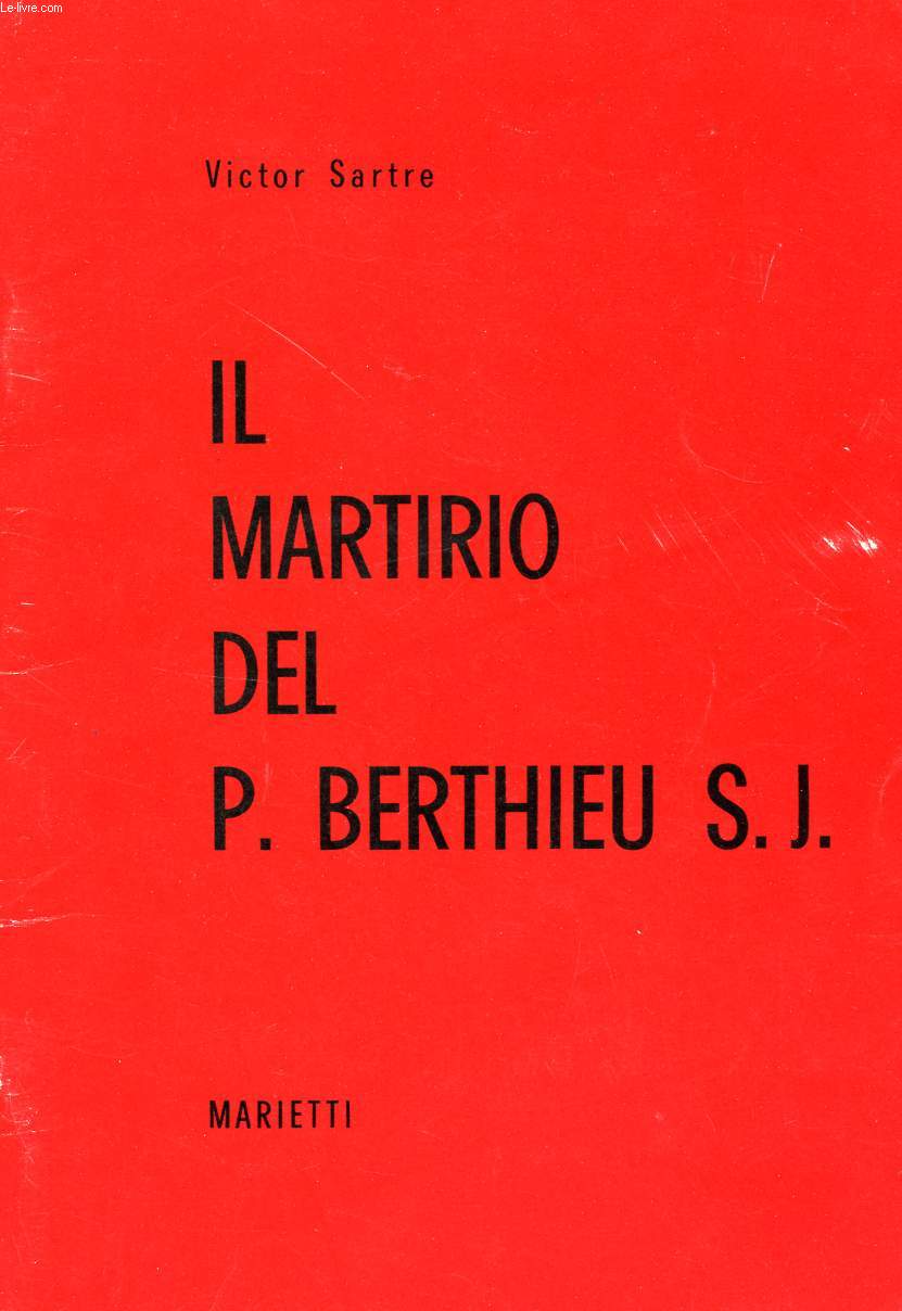 IL MARTIRIO DEL P. BERTHIEU S. J.