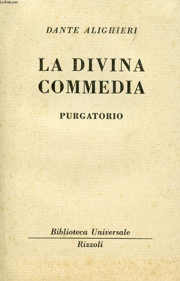 LA DIVINA COMMEDIA, PURGATORIO