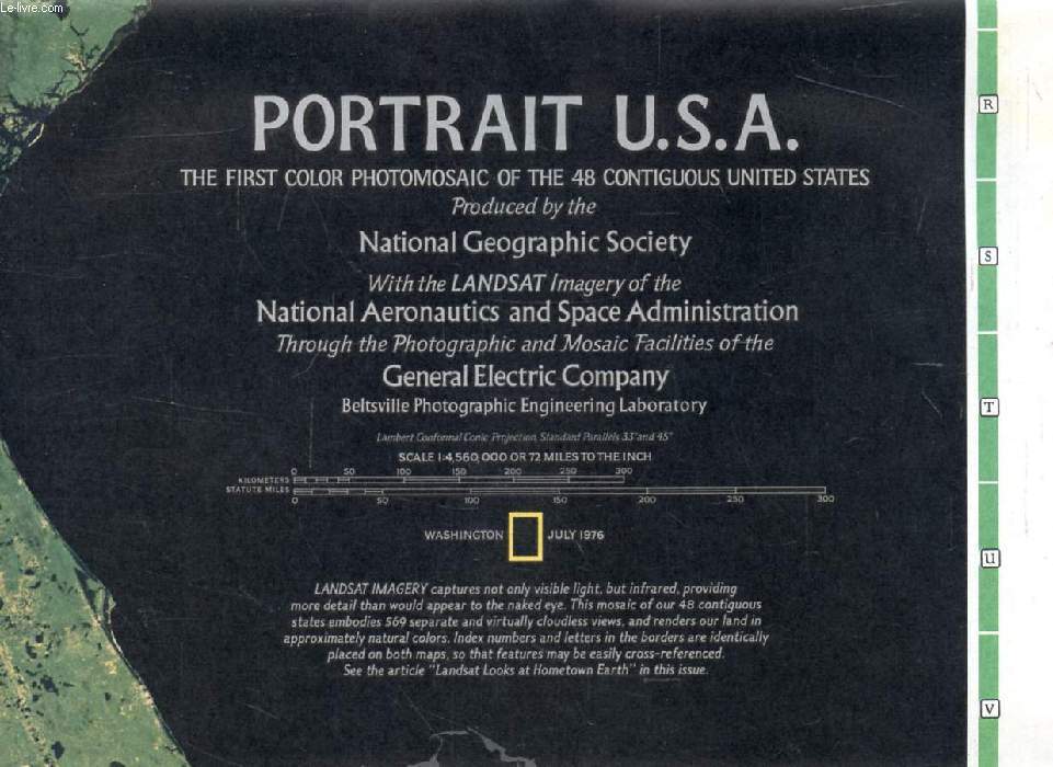 PORTRAIT U.S.A., The First Color Photomosaic of the 48 Contiguous United States