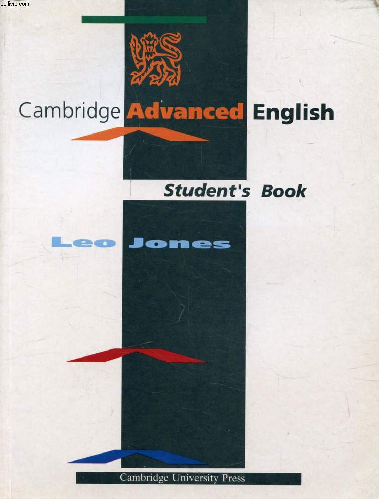 CAMBRIDGE ADVANCED ENGLISH, Student's Book
