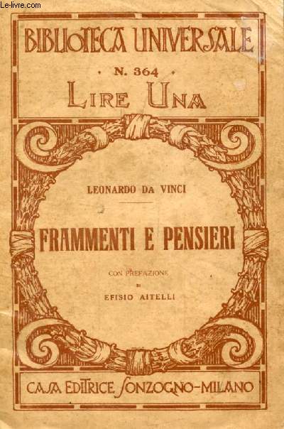 FRAMMENTI E PENSIERI