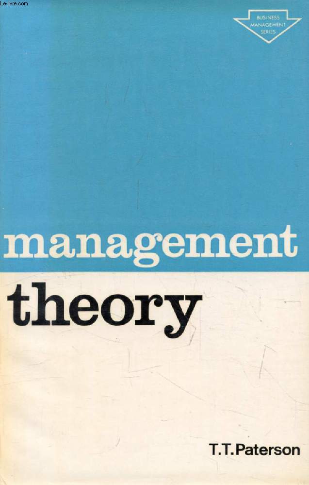 MANAGEMENT THEORY