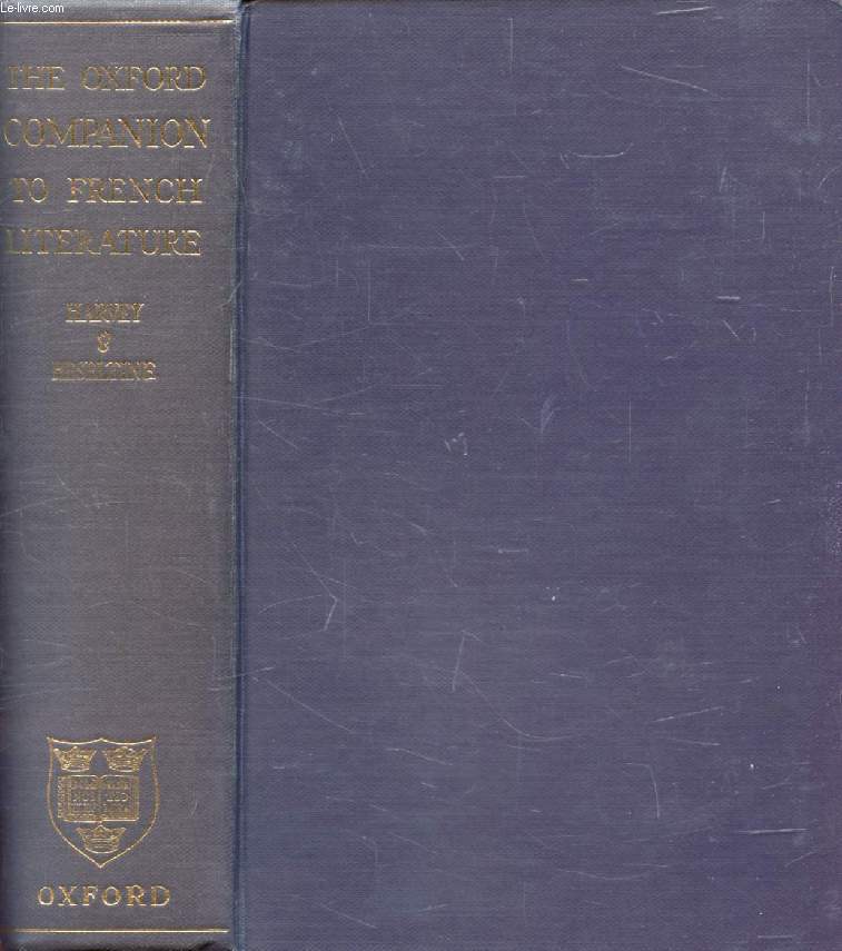 THE OXFORD COMPANION TO FRENCH LITERATURE