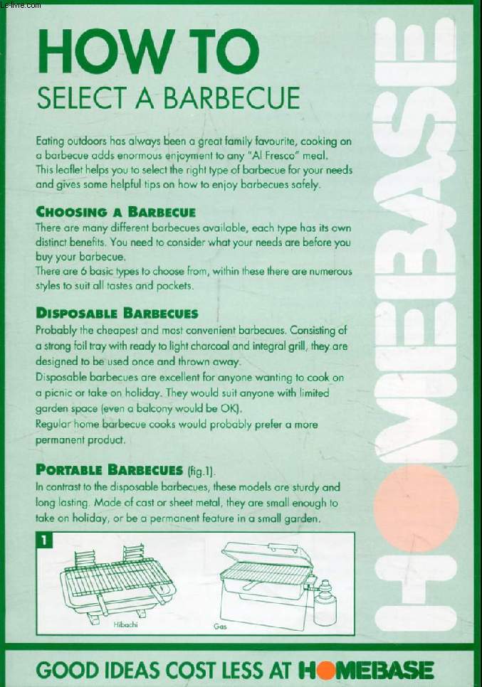 HOW TO SELECT A BARBECUE (HOMEBASE)