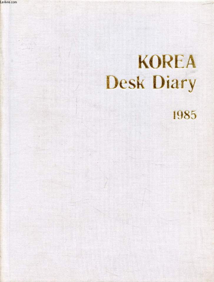 KOREA DESK DIARY, 1985