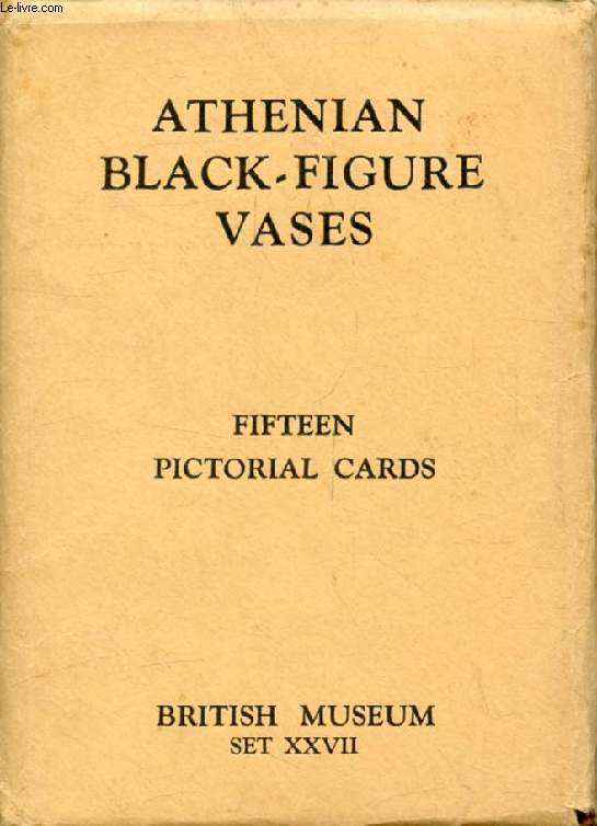 ATHENIAN BLACK-FIGURE VASES, 15 Pictorial Cards