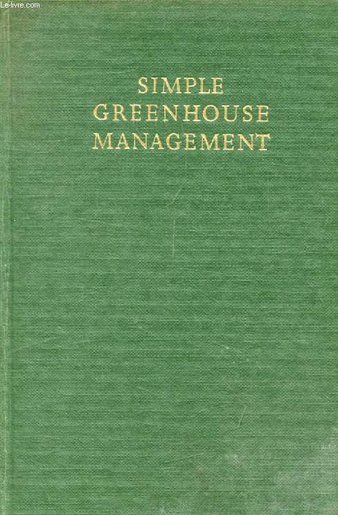 SIMPLE GREENHOUSE MANAGEMENT