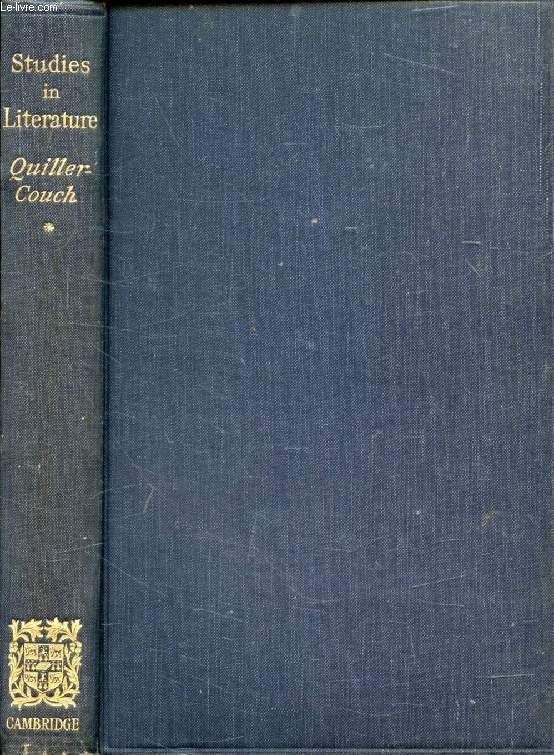 STUDIES IN LITERATURE - QUILLER-COUCH ARTHUR - 1920 - Afbeelding 1 van 1