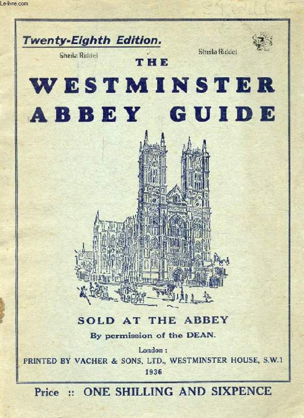 WESTMINSTER ABBEY GUIDE