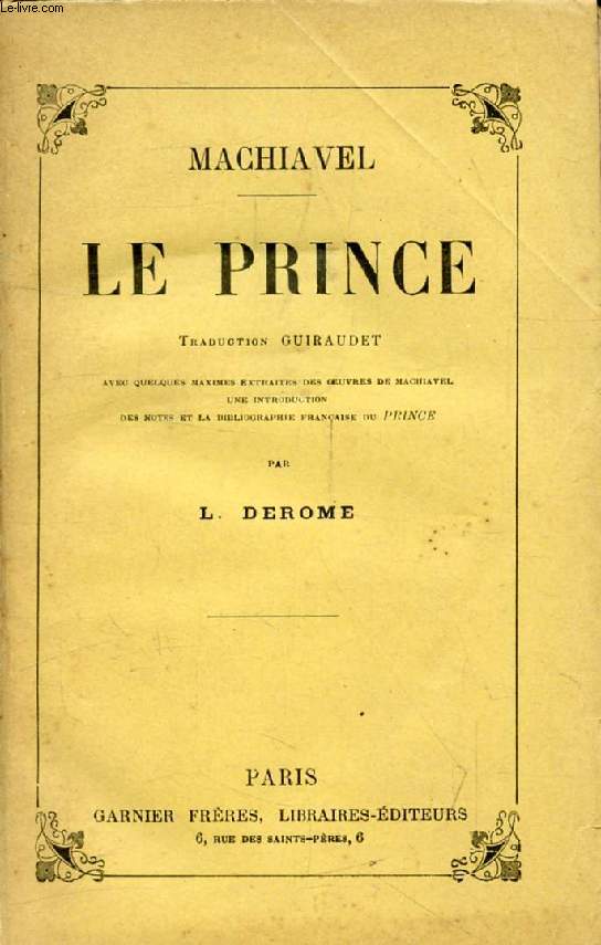 LE PRINCE, Traduction
