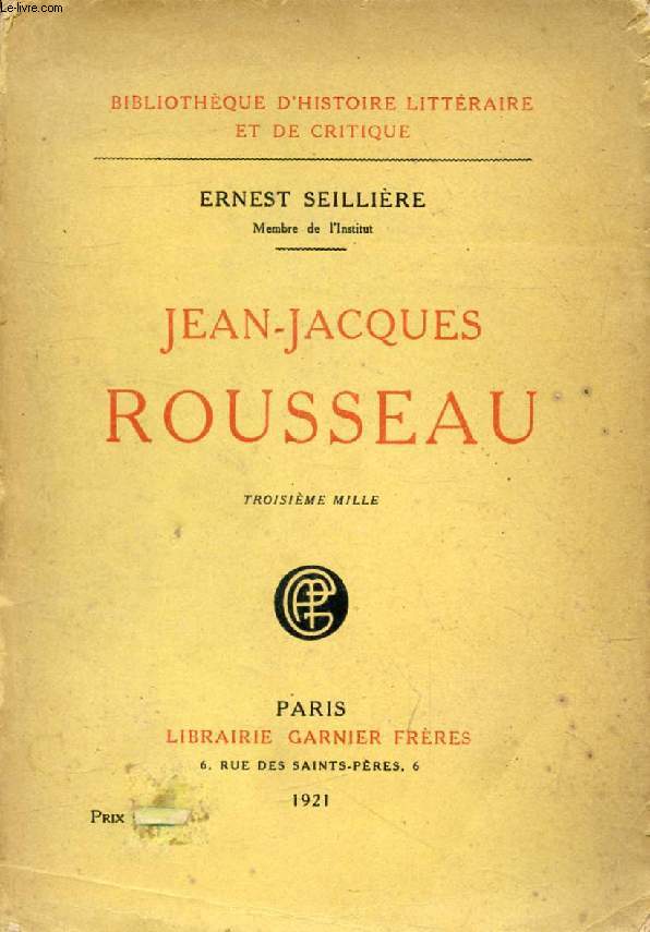 JEAN-JACQUES ROUSSEAU