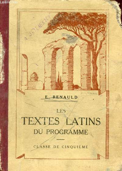 LES TEXTES LATINS DU PROGRAMME, CLASSE DE 5e