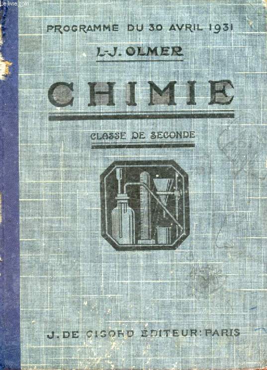 CHIMIE, CLASSE DE 2de