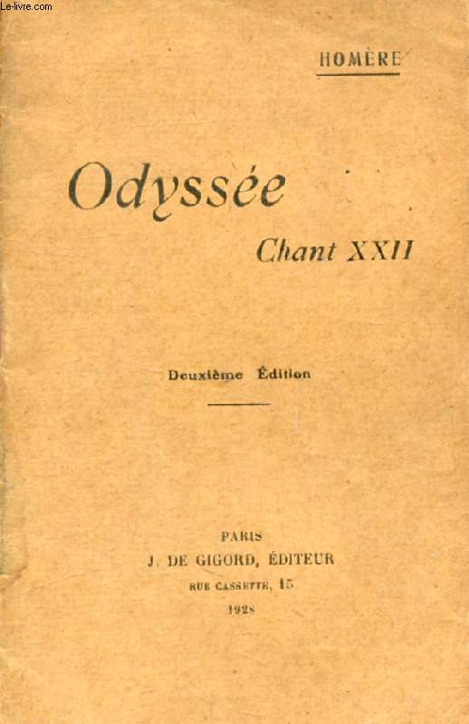 ODYSSEE, CHANT XXII