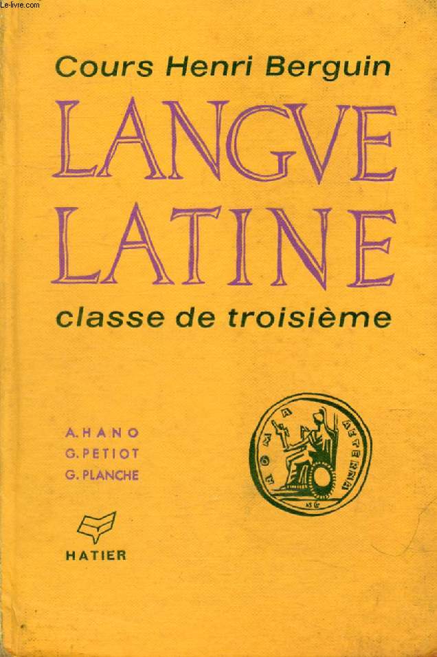 LANGUE LATINE, CLASSE DE 3e