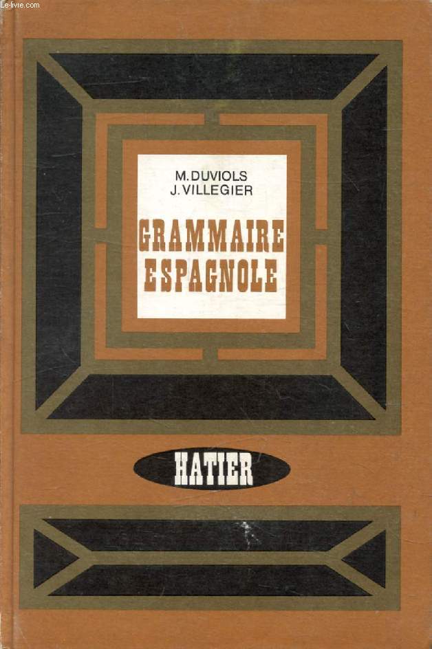 GRAMMAIRE ESPAGNOLE