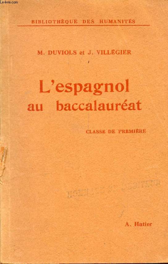 L'ESPAGNOL AU BACCALAUREAT