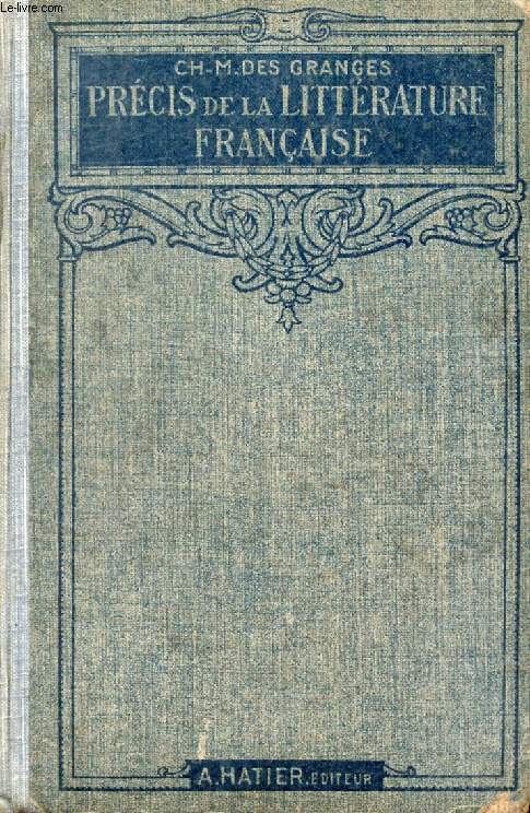 PRECIS DE LITTERATURE FRANCAISE