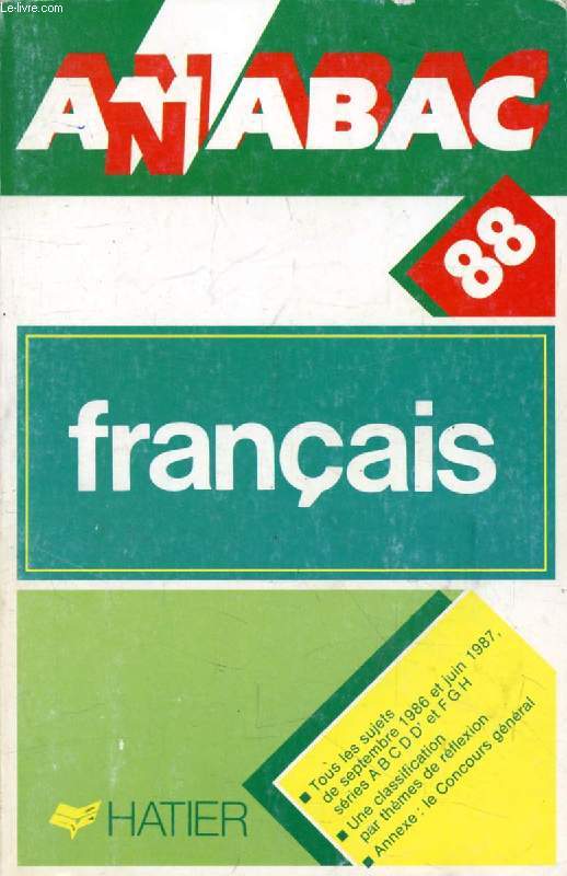 ANNABAC 88, FRANCAIS
