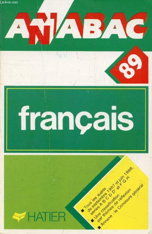 ANNABAC 89, FRANCAIS