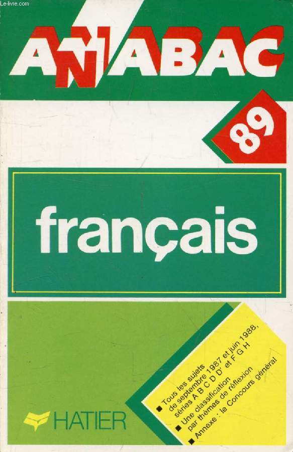 ANNABAC 89, FRANCAIS