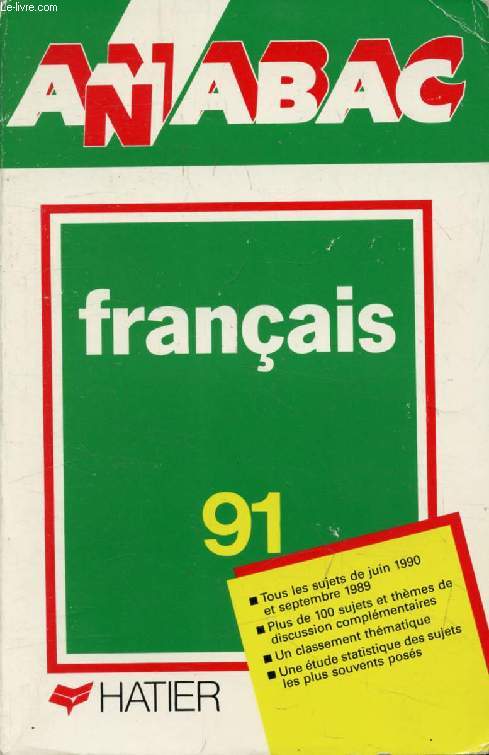 ANNABAC 91, FRANCAIS