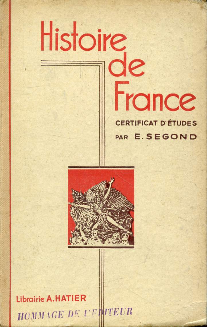 HISTOIRE DE FRANCE DEPUIS 1610 JUSQU'A NOS JOURS, AVEC UNE REVISION DES ORIGINES JUSQU'A 1610, COURS MOYEN