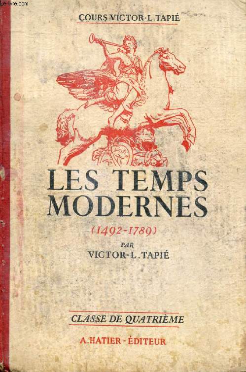 LES TEMPS MODERNES (1492-1789), CLASSE DE 4e