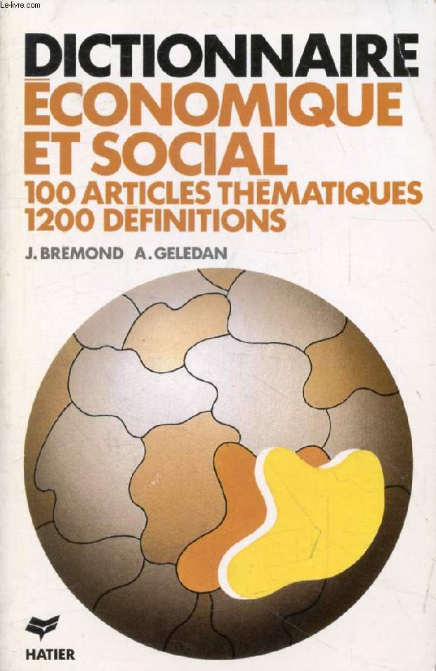 DICTIONNAIRE ECONOMIQUE ET SOCIAL