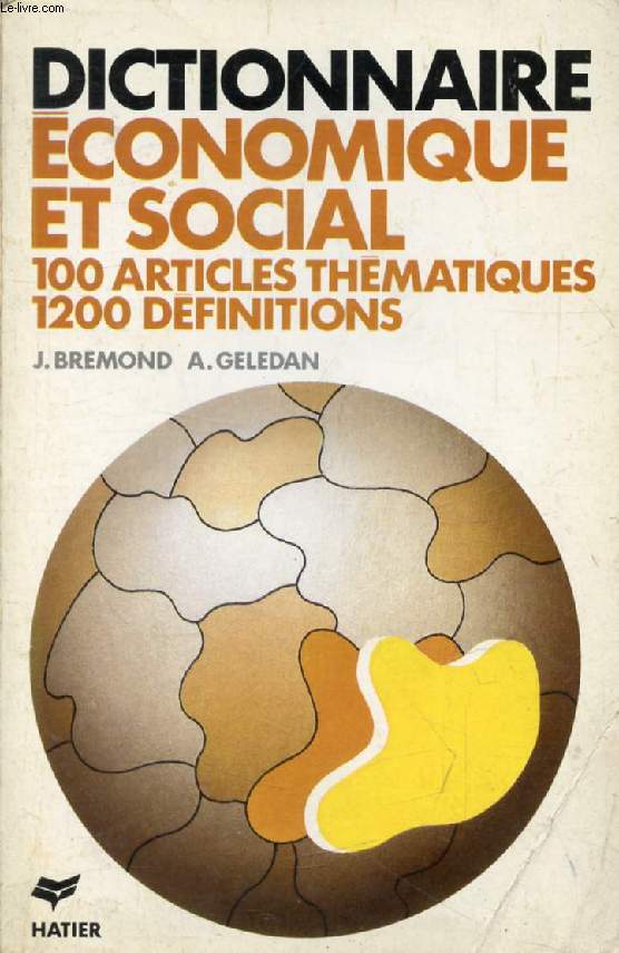 DICTIONNAIRE ECONOMIQUE ET SOCIAL