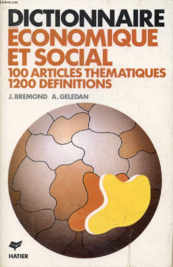 DICTIONNAIRE ECONOMIQUE ET SOCIAL